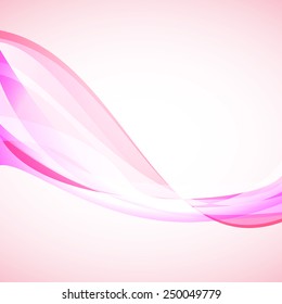 Abstract Pink Background Curve Line Pattern Stock Vector (Royalty Free ...