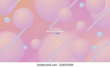Abstract pink background design. Geometric gradient shapes composition. Vector illustration