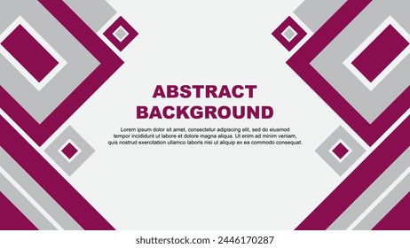 Abstract Pink Background Design Template. Banner Wallpaper Vector Illustration. Pink Cartoon