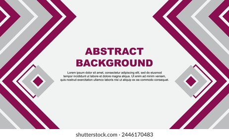 Abstract Pink Background Design Template. Banner Wallpaper Vector Illustration. Pink Design