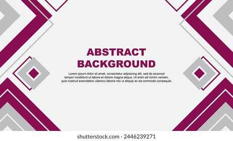 Abstract Pink Background Design Template. Banner Wallpaper Vector Illustration. Pink Background