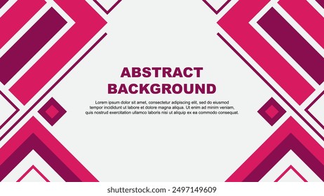 Plantilla de diseño de fondo rosa Abstractas. Ilustración vectorial Abstractas del Fondo de pantalla del Anuncio. Bandera rosa