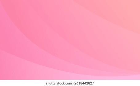 Fundo rosa abstrato. Onda sonora dinâmica. Elemento de design. Ilustração vetorial
