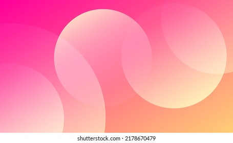 Abstrakter rosafarbener Hintergrund. Dynamisches geometrisches Elementdesign mit Punktdekoration. Moderne, grüne und blaue Farbverlauf-Helligkeit, Vektorgrafik