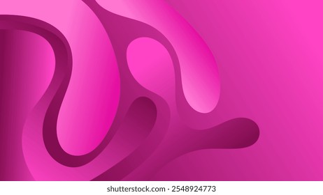 ABSTRACT PINK BACKGROUND ELEGANT GRADIENT SMOOTH LIQUID COLORFUL DESIGN WITH HAND DRAWN SHAPES VECTOR TEMPLATE GOOD FOR MODERN WEBSITE, WALLPAPER, COVER DESIGN 