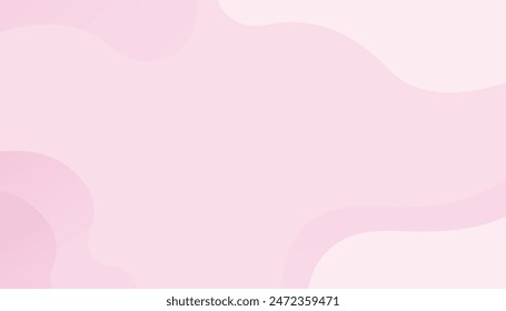Abstract pink background. Fluid shapes composition.  Can be used for posters, banners, web pages, headers, covers