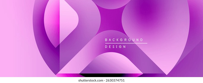 Abstractas fondo rosa. Las Formas fluidas se superponen, creando un efecto visual dinámico. Elementos de diseño modernos presentes.