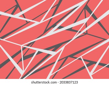Abstract pink background with geometric line pattern