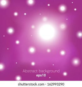 Abstract pink background, with glow spots, design, vector. 