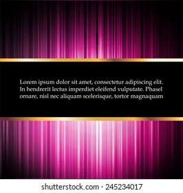 Abstract pink background with glowing lines
