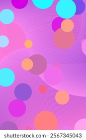Abstract pink background with gradient elements and colored elements. Vector illustration of background.. Vector illustration of background.