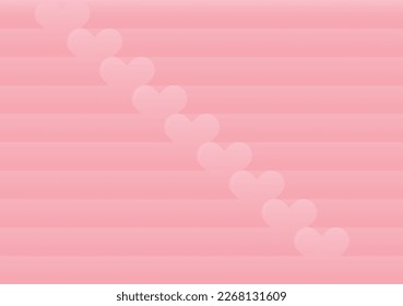 abstract pink background with heart love