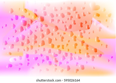 abstract pink background with hearts