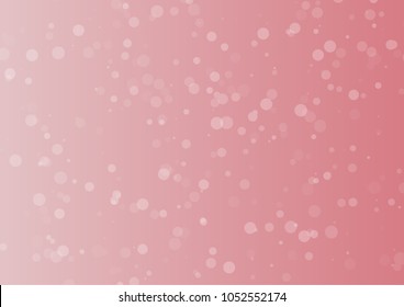 Abstract Pink background with light bubbles