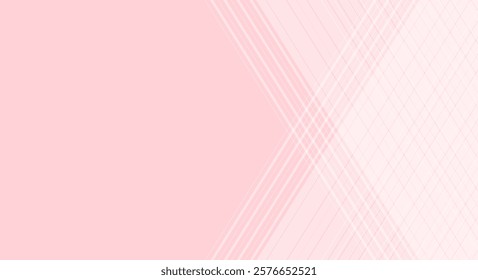Abstract pink background with lines