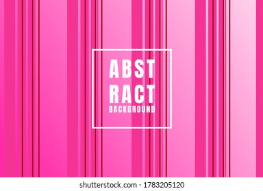 Abstract pink background with lines for design. Vector.