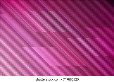 abstract pink background with lines. illustration technology.