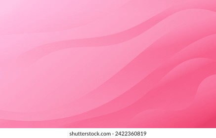 Abstract pink background with lines and layers for design backdrop banner for love valentine day. Pink Paper art abstract waves. Modern origami design in rose color. 3d paper layers. Vector EPS10.