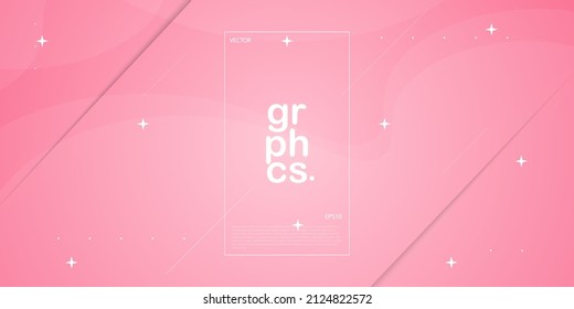abstract pink background with lines and shapes. can be used for backdrop, header, brochure,and presentation template.eps10 vector