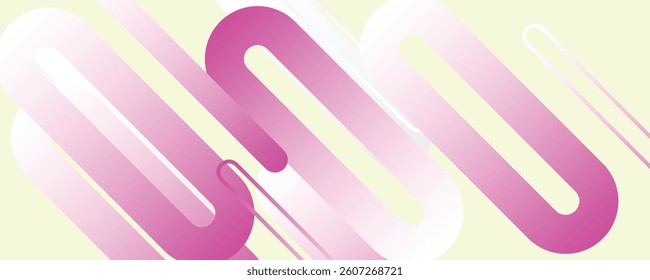 Abstract pink background. Minimal geometric white light background abstract design. Vector Eps10