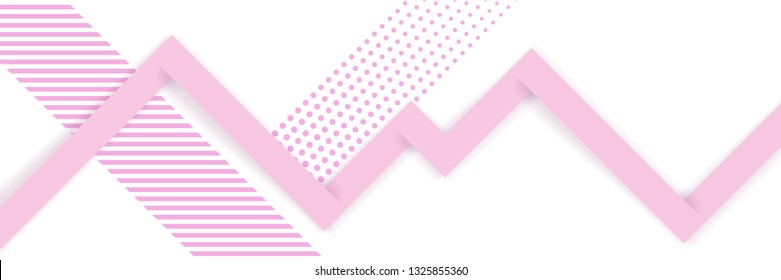Abstract pink background modern hipster futuristic graphic. Pink  background with stripes and illusive modern textures, fashion, women's day and mother's day, gentle calm pink background.Vector
