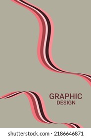 Resumen de fondo rosa moderno hipster gráfico futurista