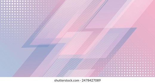 Abstract pink background. Pink modern shapes background for banner template