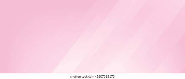 Abstract pink background. Pink modern shapes background for banner template.