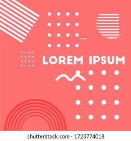 abstract pink background with modern style in fine color