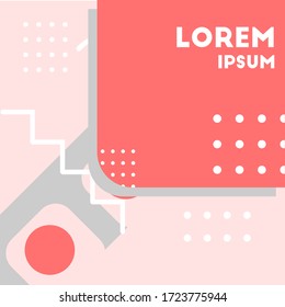 abstract pink background with modern style in fine color
