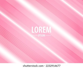 Fondo rosa abstracto. Estilo tecnológico modernista. Papel de pared futurista. Plantilla de banner neón con diseño de formas degradadas. Presentación de diseño de lujo. Vector de decoración moderna.
