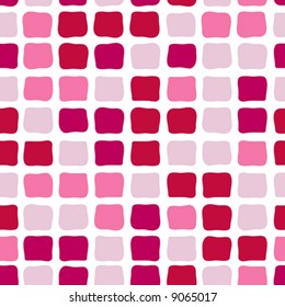 abstract pink background with mosaic - seamless vector wallpaper