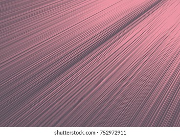 Abstract pink background on dark with bright lines. Vector Illustration
