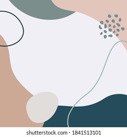 Resumen del contorno de fondo rosa de las formas geométricas con un estilo minimalista a la moda. Plantillas vectoriales para publicaciones en medios sociales, afiches, postales, portadas, impresiones.