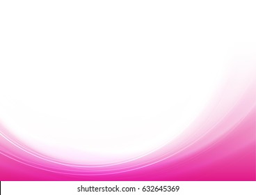 Abstract pink background or pattern with smooth lines. vector design.