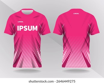 abstract pink background and pattern for sport jersey design and mockup template