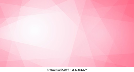 Abstract pink background, Polygonal pattern, Presentation template, Vector graphics,