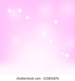 Abstract pink background with reflections. Tenderness. Romantic. Vector illustration.