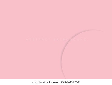 abstract pink background with round line