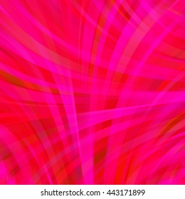 Abstract pink background with smooth lines. Color waves, pattern, art, technology wallpaper, technology backdrop.  Vector illustration 