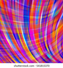Abstract pink background with smooth lines. Color waves, pattern, art, technology wallpaper, technology background.  Vector illustration