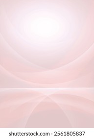 Abstract pink background with soft light and curved lines. 