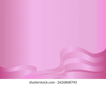 Fundo rosa abstrato com camadas de ondas suaves e design de gradiente suave.