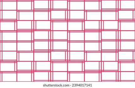 abstract pink background with square rectangular block pattern repeat seamless style design for fabric printing, traditionally fabric print pattern