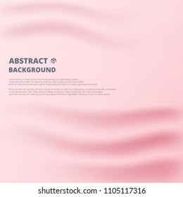 Abstract of pink background with stripe of shadow pattern. For presenting. Illustration vector eps10