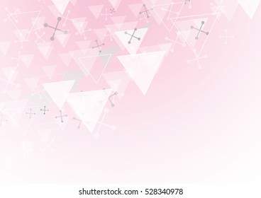 Abstract pink background, technology concept.