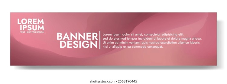 Abstract Pink background Template, Modern Website Header