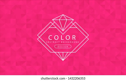 Abstract pink background, pink textures, banner pink wallpaper, polygon pink color, vector illustration for graphic design