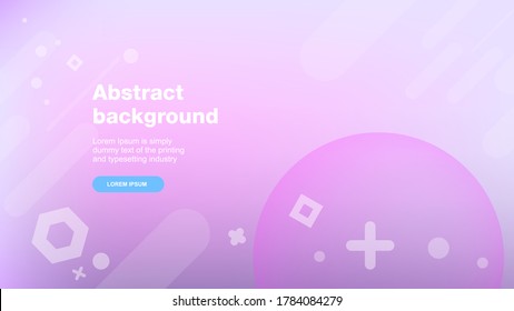 
Abstract pink background. Vector graphics.