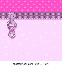 Abstract pink background vector illustration. Pink and mint turquoise background with little hearts and polka dots. Candy shop showcase backdrop. Decoration doll banner. Princess girlish style